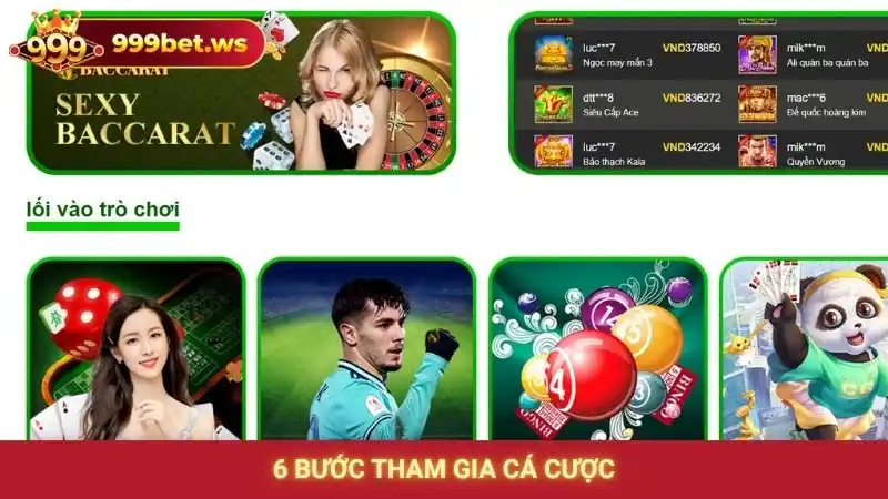 Trang chủ 13 6 bước tham gia cá cược