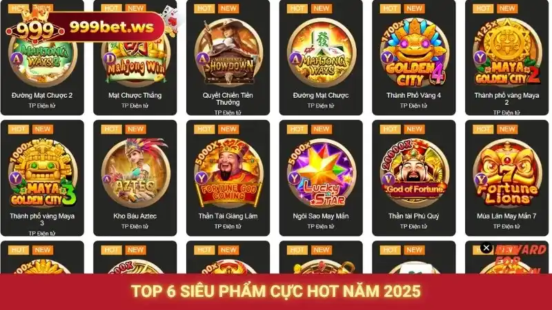 Trang chủ 10 Top 6 siêu phẩm cực hot năm 2025